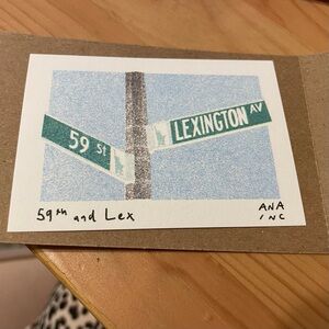 59th and Lexington (Bloomingdale’s exclusive) Ana Inciardi mini print
